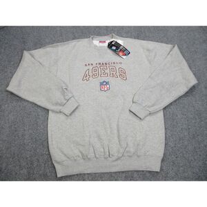 VINTAGE‎ San Francisco 49ers Sweater Mens XL Gray NFL Football Champion Pro Line